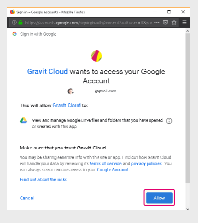 Confirmation dialog box