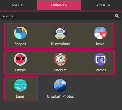 LIbraries vector