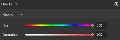 Recolor slider