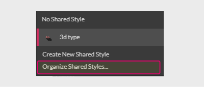 Style Organizer option