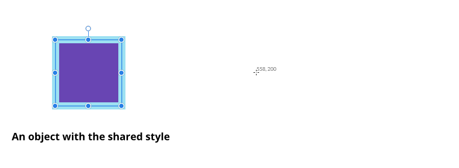 Shared styles are inherited