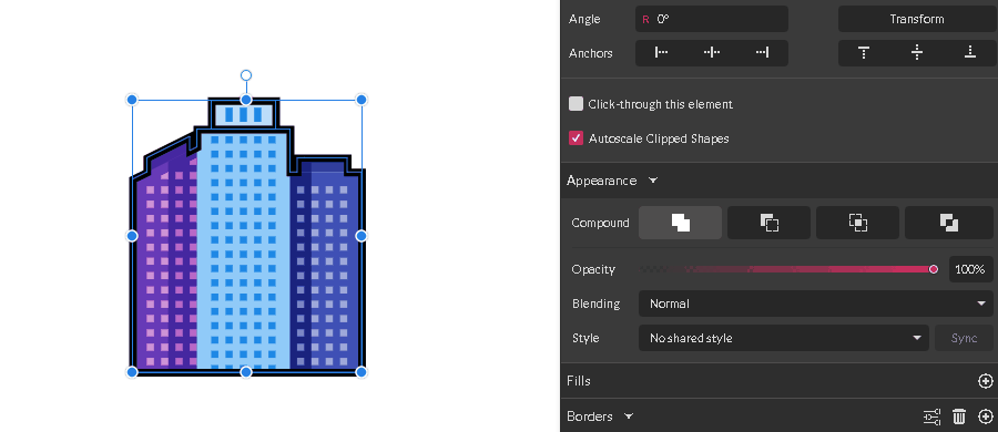 transformation skew object