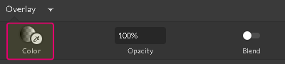 Overlay effect's color picker