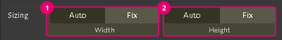 Fix or auto sizing for the text in Gravit Designer