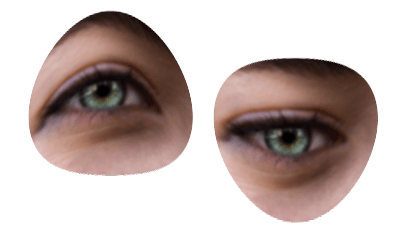 Bend effect vertical protrusion