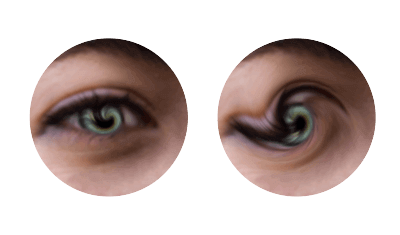 angle slider of the swirl effect