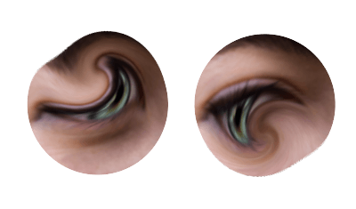 Swirl effect, Center Y slider