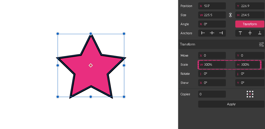 autoscale borders disabled
