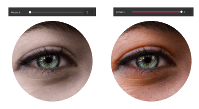 Vibrance amount example