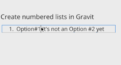 Create a new paragraph within