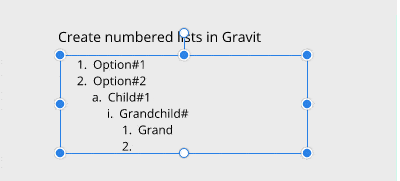text indent for list item
