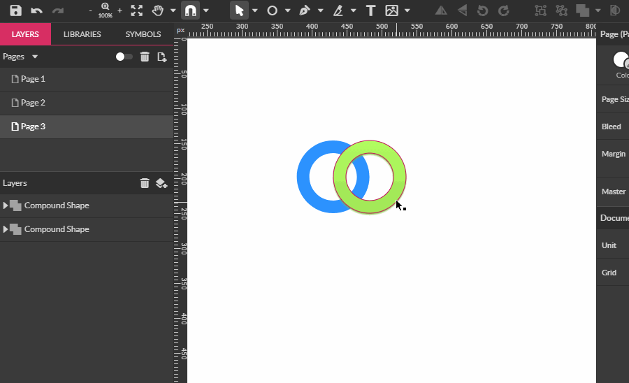 nested compound shapes