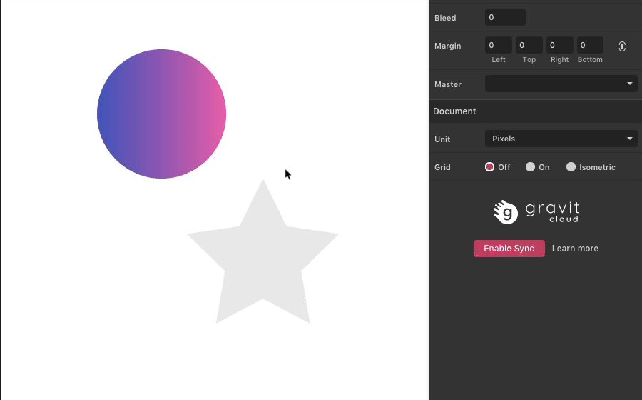 color preview circle