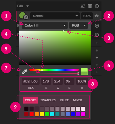 color picker solid color