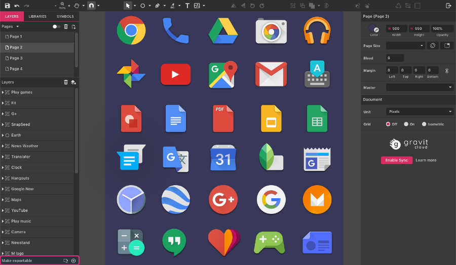 make object exportable